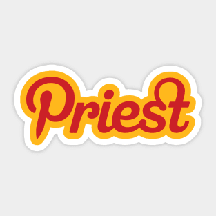 Priest Sticker